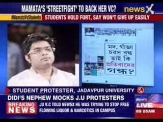 Mamata’s nephew mocks Jadavpur University protestors