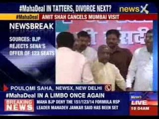 Télécharger la video: BJP rejects Shiv-Sena’s offer of 123 seats