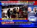 #ModiInUS: Narendra Modi arrives to a rousing welcome in New York