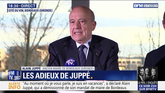 Les adieux d'Alain Juppé (1/2)