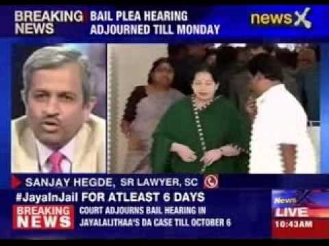 Jayalalithaa to stay in jail, bail plea adjourned by Karnataka HC
