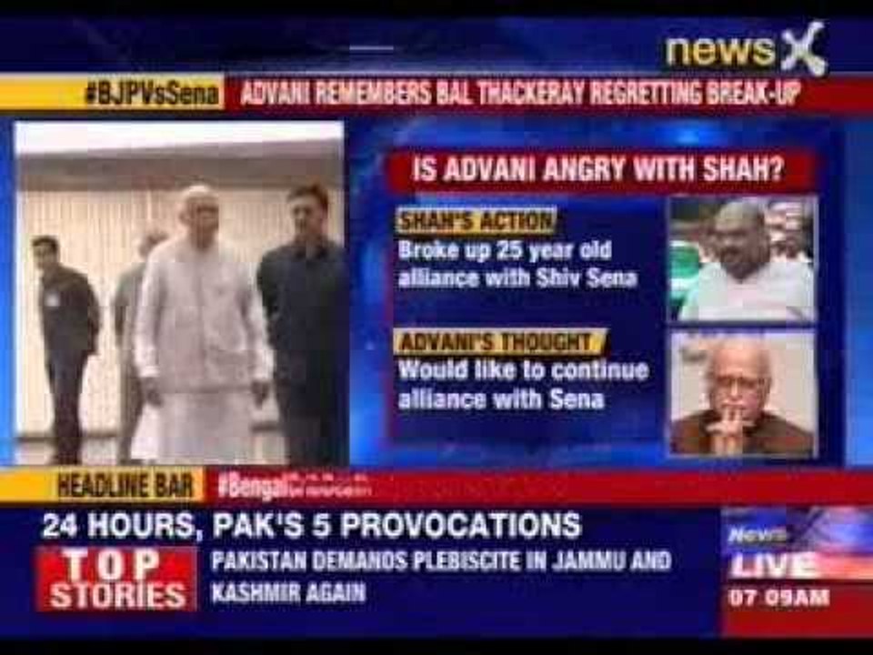 Lal Krishna Advani speaks for the first time after alliance break