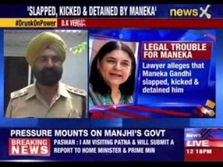 Lawyer takes complaint to Pilibhit cops, says Maneka Gandhi slapped him