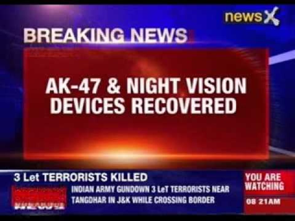 3 terrrorist killed along the LoC
