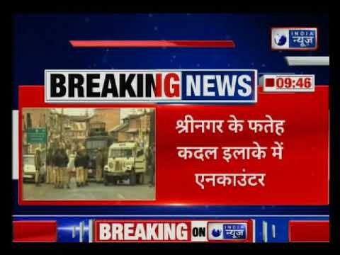 J&K: Three terrorists have been eliminated in encounter in Srinagar, Policeman Dies