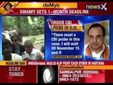 #SunandaMystery: Swamy demands CBI probe in Sunanda Pushkar death case