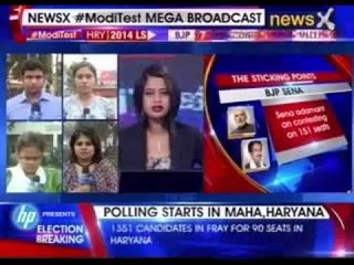 #ModiTest: Polling begins in Maharashtra and Haryana