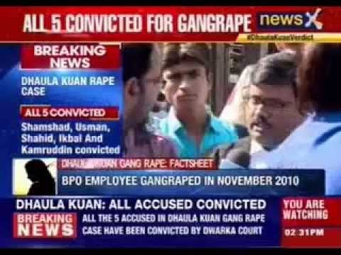 Dhaula Kuan gang-rape case: All five accused held guilty