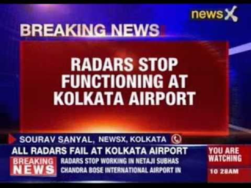 Radars stop functioning at Kolkata airport