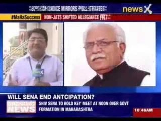 Manohar Lal Khattar emerging as front pf CM post