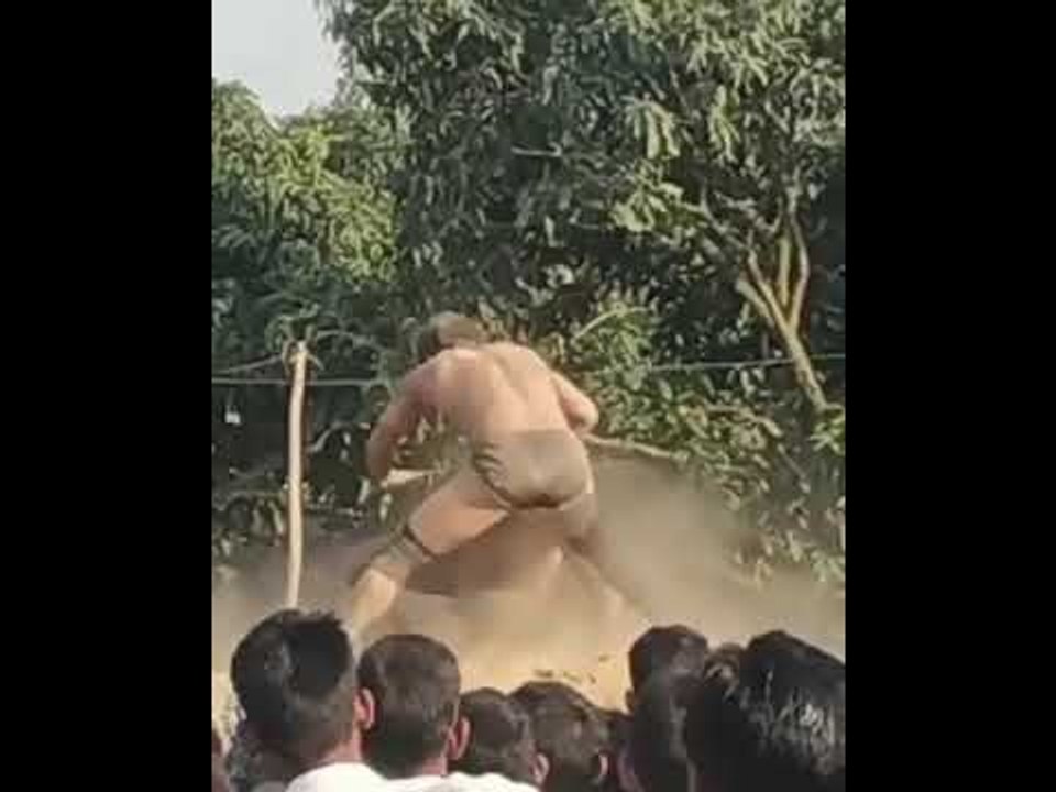 इसे कहते है असली Dangal पहलवान का एक दांव, कुश्तीबाज पर पड़ा भारी, Indian Wrestling Style