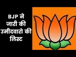Madhya pradesh Assembly election: BJP ने जारी की 177 उमीदवारो की लिस्ट