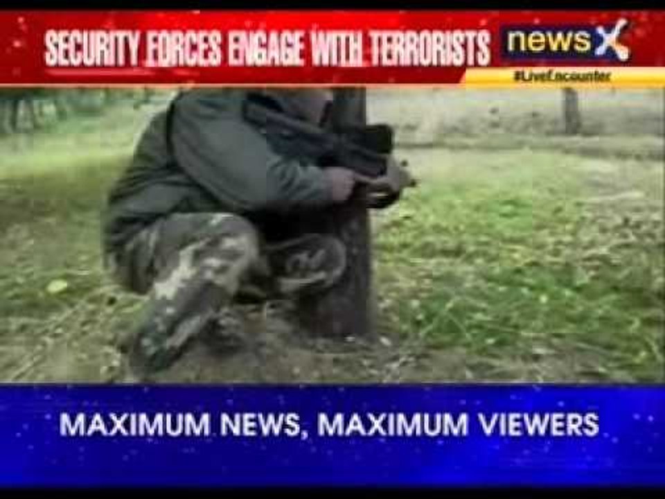 Security forces engage with terrorists