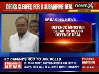Defence minister clear Rs 80,000 defence deal