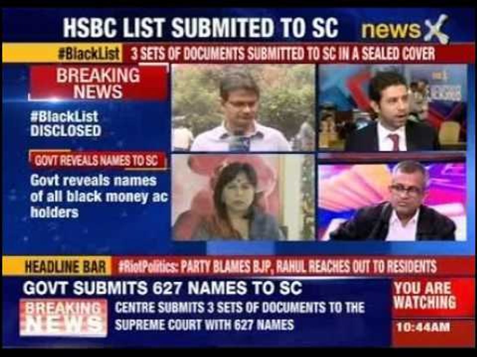 Black money case: Govt hands over list of 627 account holders to Supreme Court