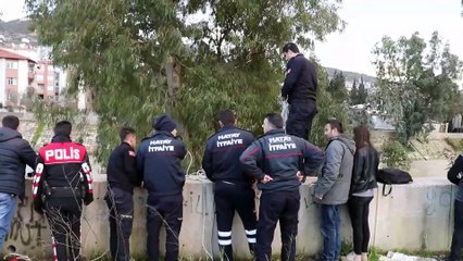 Nehre düşen genç kurtarıldı - HATAY