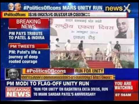 PM Modi flags off 'Run for Unity' on Sardar Patel's birth anniversary
