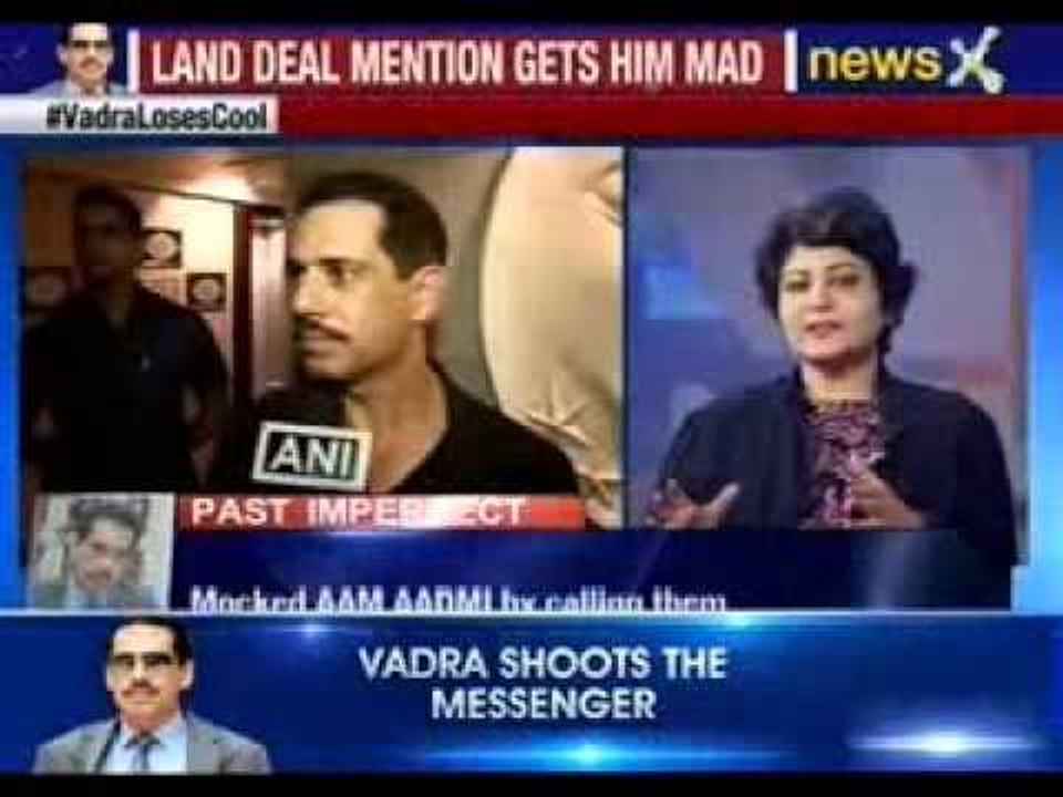 Robert Vadra misbehaves with media