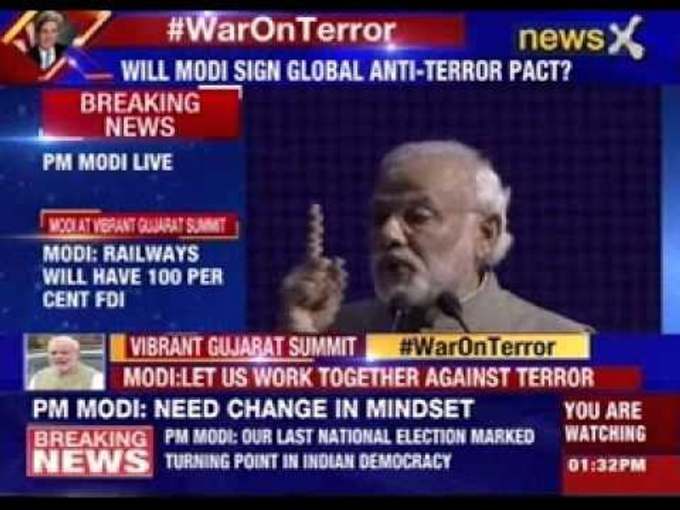 Vibrant Gujarat Summit 2015: PM Narendra Modi live at Vibrant Summit Gujarat