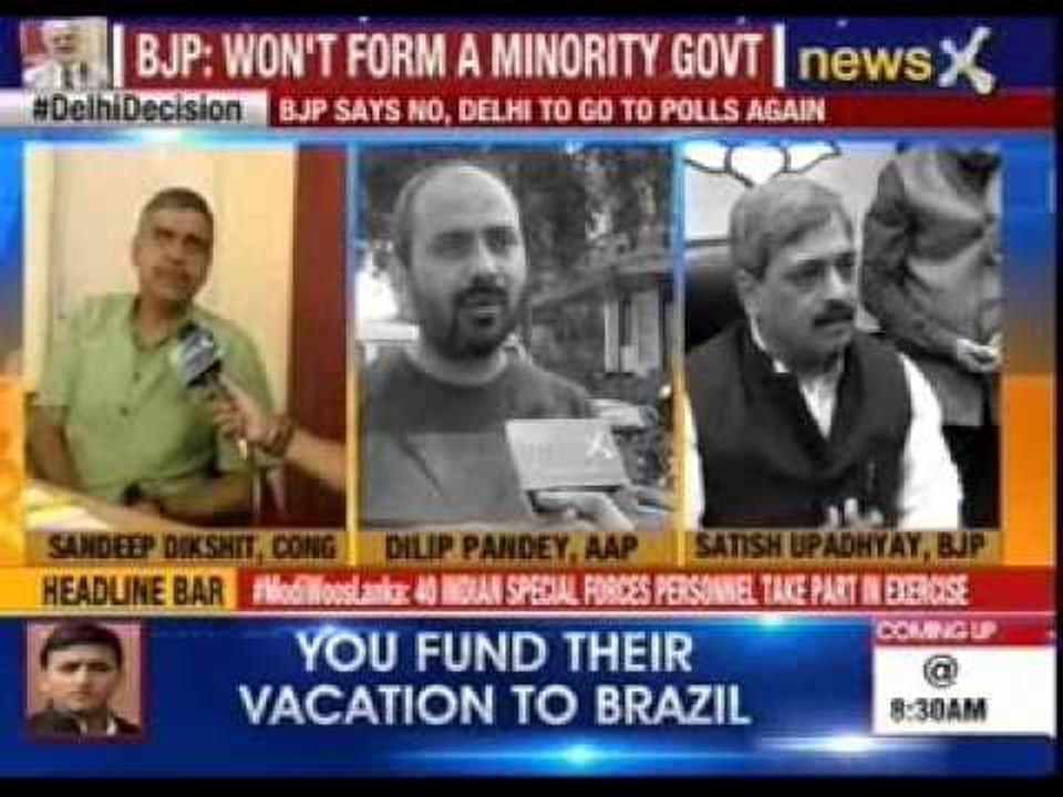 #DelhiDecision: BJP says no, Delhi to go to polls again