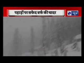 Jammu Kahmir,Gulmarg,  Himachal Pradesh, Kullu:  पहाड़ो पर बर्फ की सफेद चादर बिछी