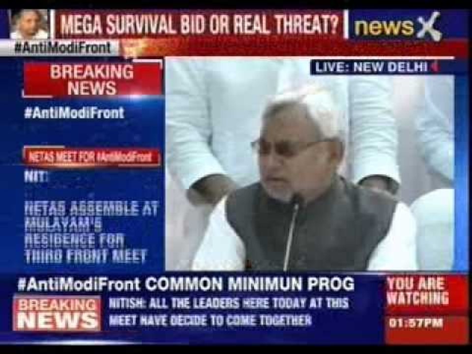 Netas assemble at Mulayam’s residence for third...