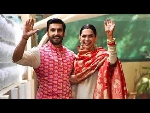 Ranveer Singh and Deepika Padukone at Ranveer Singh's residence in Mumbai