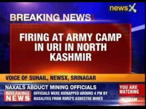Firing at Army camp in Uri near LoC