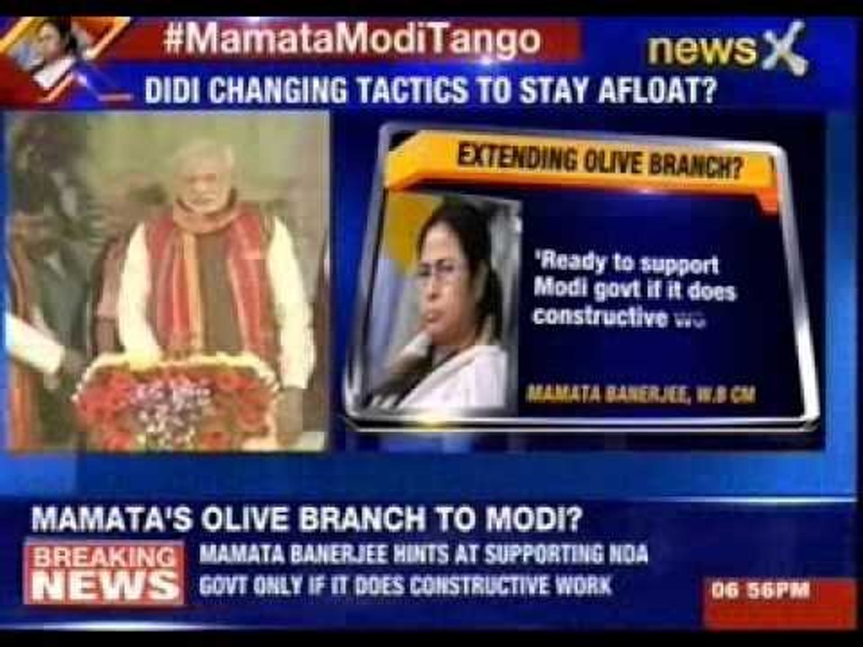 Mamata's Banerjee olive branch to Narendra Modi?