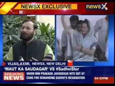 Union minister Prakash Javadekar hits out at Congress