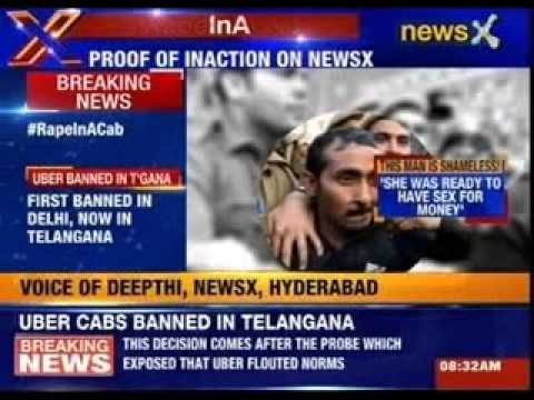 #RapeInACab: Uber cabs banned in Telangana