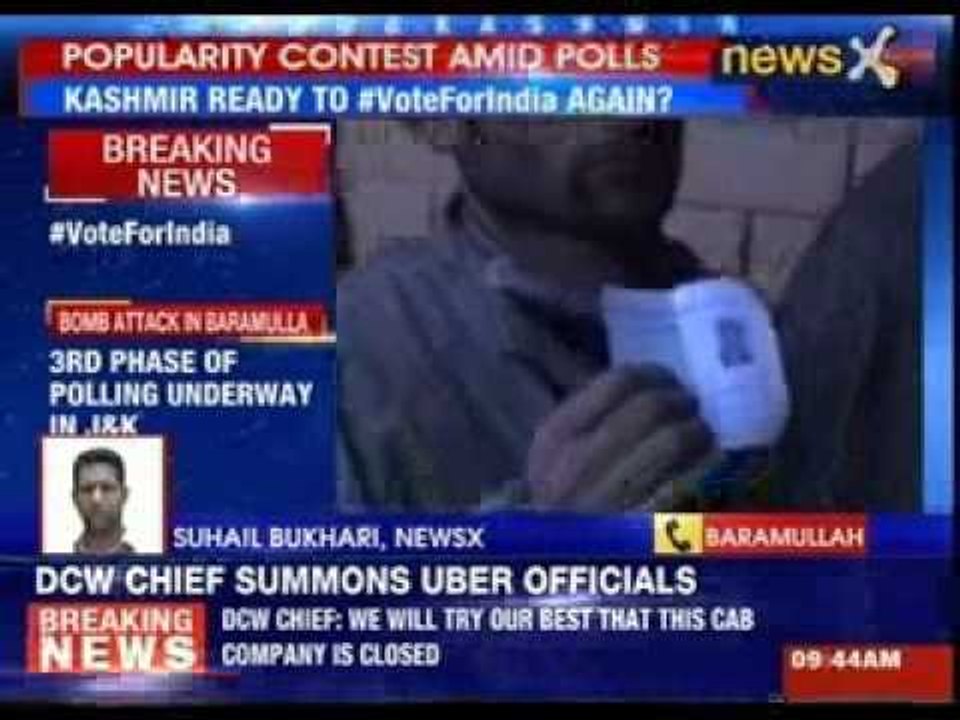 #VoteForIndia: Crude bomb attack in Baramulla in J&K