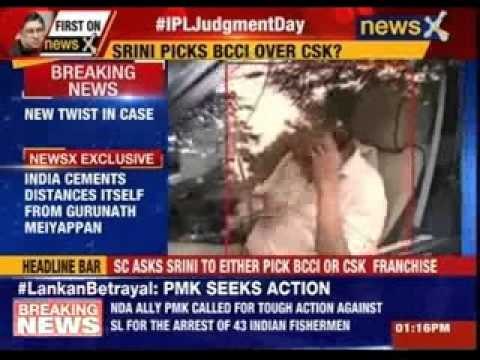 #IPLJudgmentDay: India cements distances itself from Gurunath Meiyappan