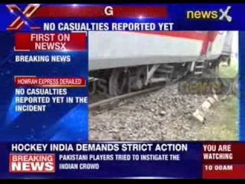 Nine bogies of Howrah-Delhi Poorva Express derailed