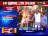 BJP demands apology from Azam Khan for insulting Narendra Modi