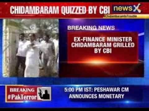 Ex-Finance minister Chidambaram grilled by CBI