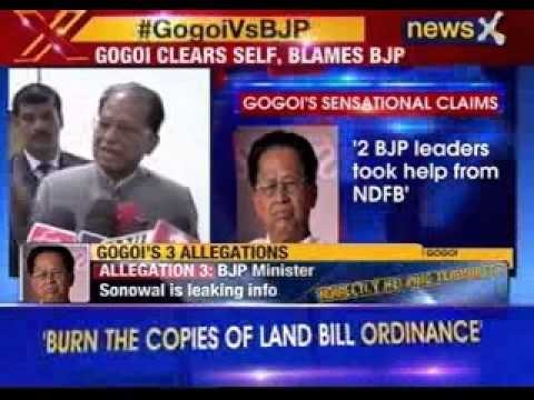 Tarun Gogoi blames Centre for Assam violence