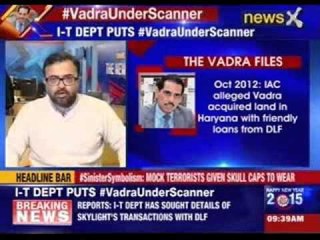 Robert Vadra’s firm gets a tax notice: Explain land, financial deals