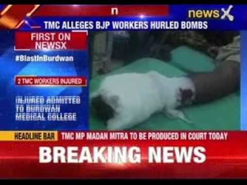 TMC alleges BJP workers hurled bomb