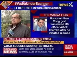 I-T department puts Vadra under scanner