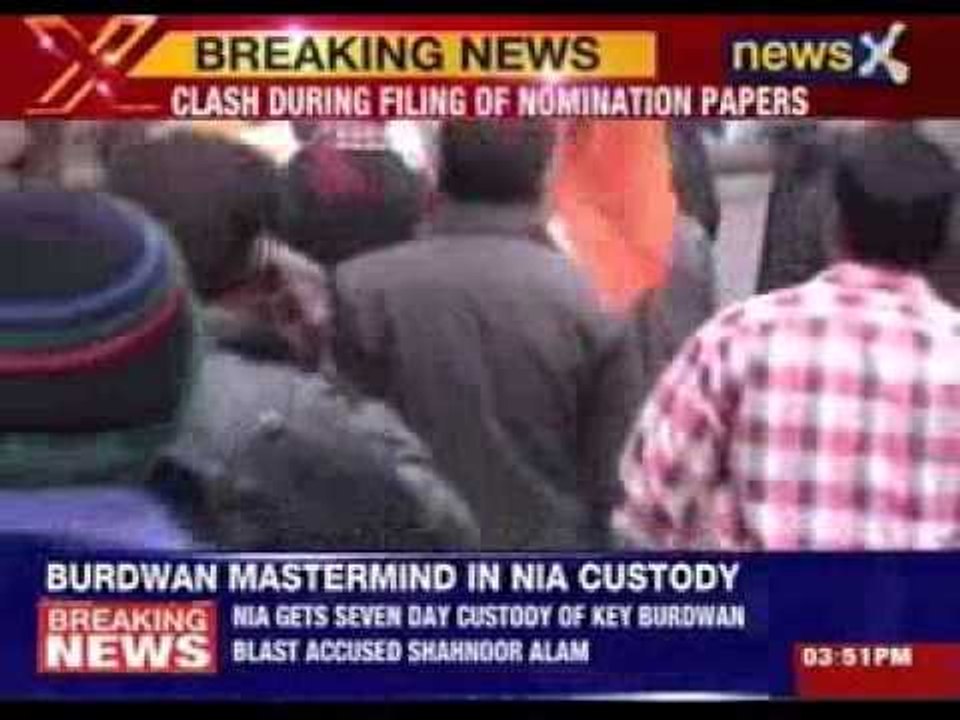 ABVP & TMC supporters clash in Asansol