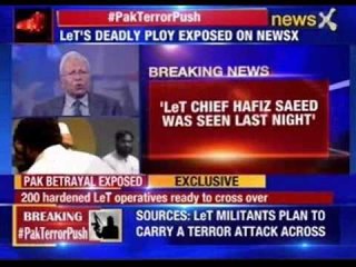 Hafiz Saeed seen near the LoC