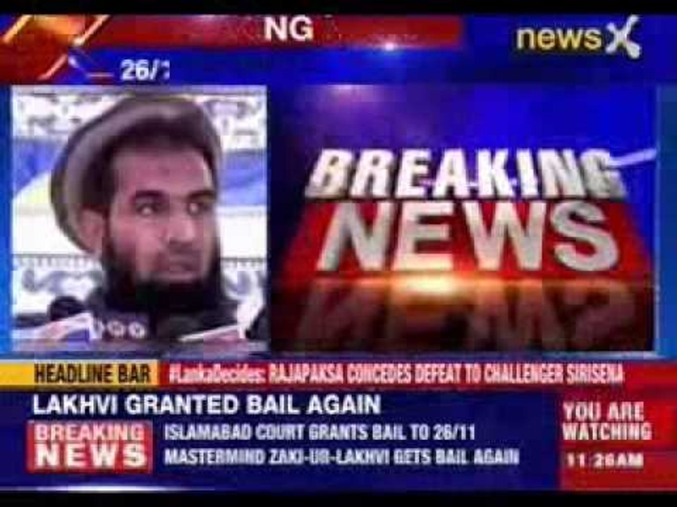 26/11 killer Zaki-ur-Rehman Lakhvi gets bail again