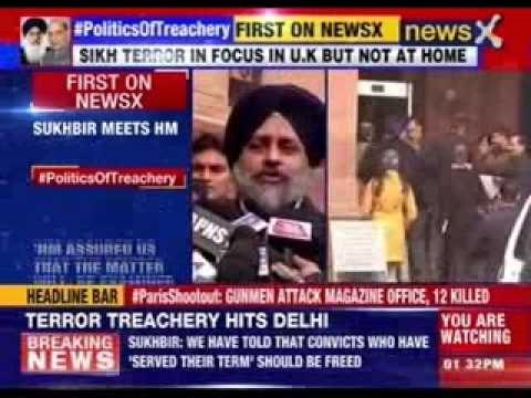 Sukhbir Singh Badal meets Rajnath Singh over release of Sikh prisoners