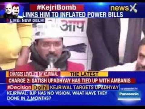 Aam Aadmi Party Chief Arvind Kejriwal addresses media