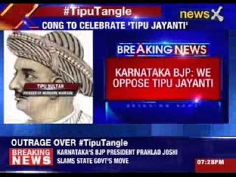 BJP opposes move to celebrate Tipu Jayanti