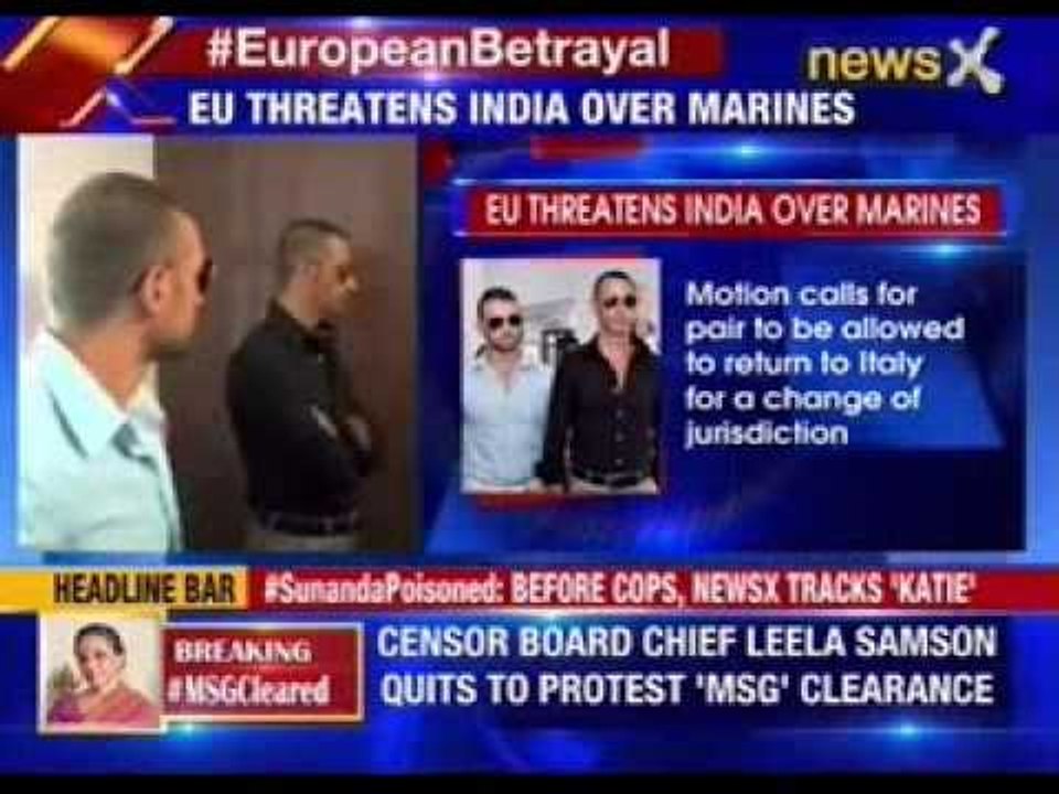 EP approves resolution on case of the two killer Italian marines