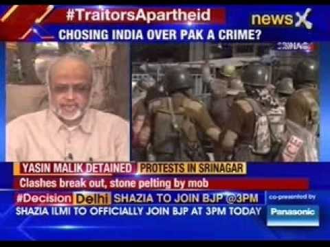 Yasin Malik arrested amid protests over refugees in Maisuma Srinagar