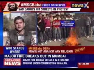 #MSGBaba: Protests against Dera chief's film MSG is cleared for release