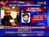 JKLF Chairman Yasin Malik arrested amid protests over refugees